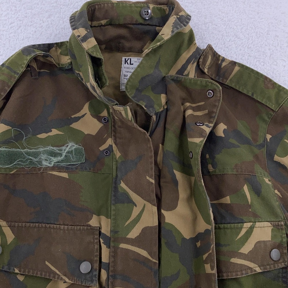 Dutch‎ Army DPM Camouflage Field Jacket Medium Camo Military Combat Parka
